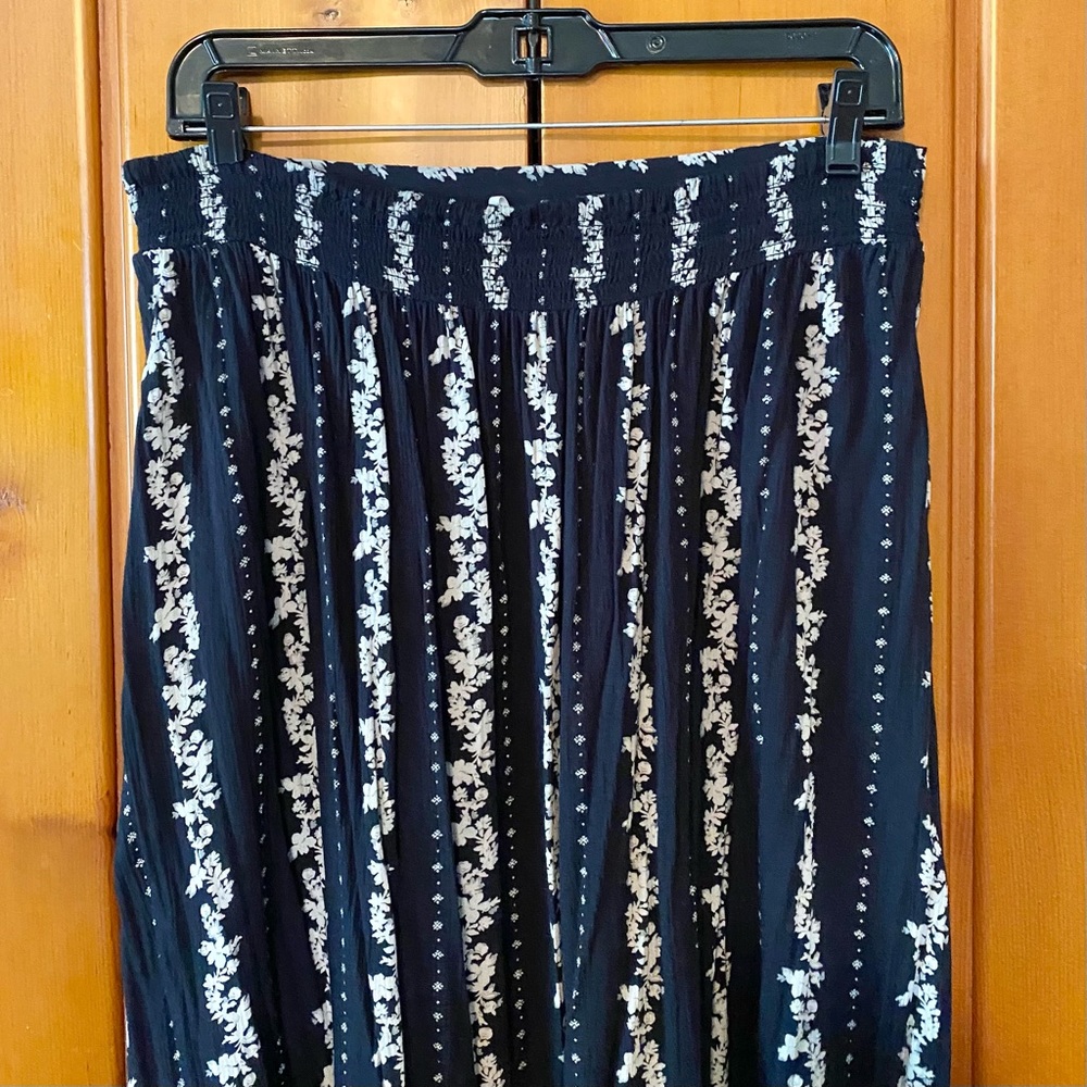 Free People Black and White Long Sleeve Maxi Dress Set Large - Picture 12 of 14